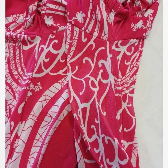 Unbranded 100% Silk Pink & White Romper Size XL - Picture 10 of 12